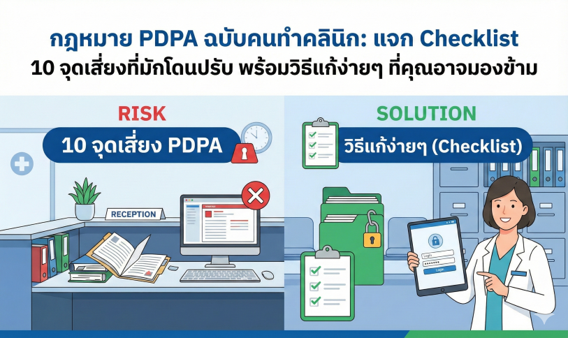แจก Checklist 10 จุดเสี่ยงที่คลินิกมักโดนปรับ พร้อมวิธีแก้ ที่คุณอาจมองข้าม