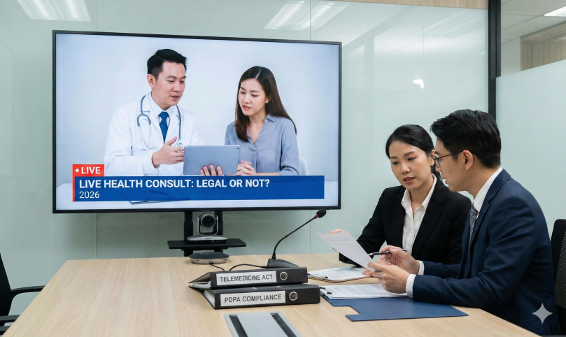 หมอLive ตอบคำถามสุขภาพ ผิดไหม? เจาะลึกเส้นแบ่ง Telemedicine และ PDPA ที่คลินิกต้องรู้ปี 2026