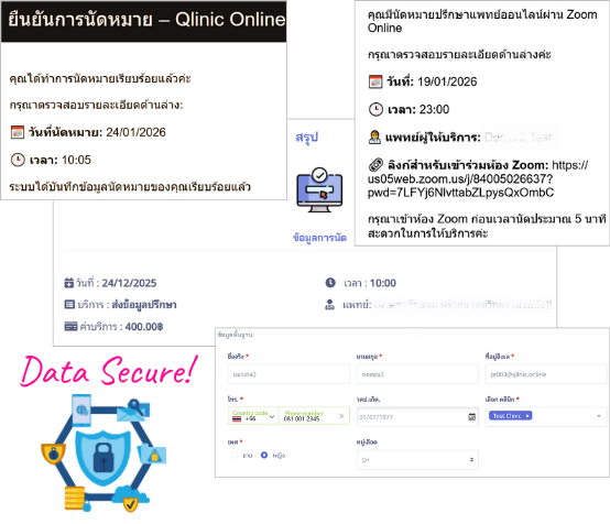 HIPAA Qlinic.Online End-to-End Data Security